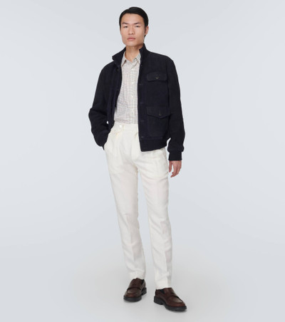 Ralph Lauren Silk and linen straight pants outlook