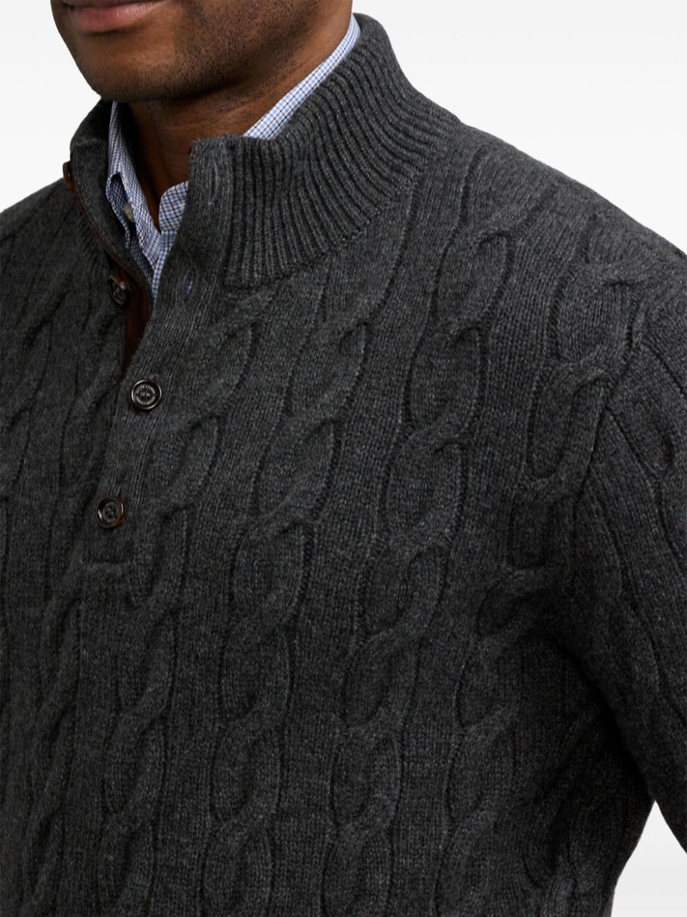 cable-knit sweater - 6