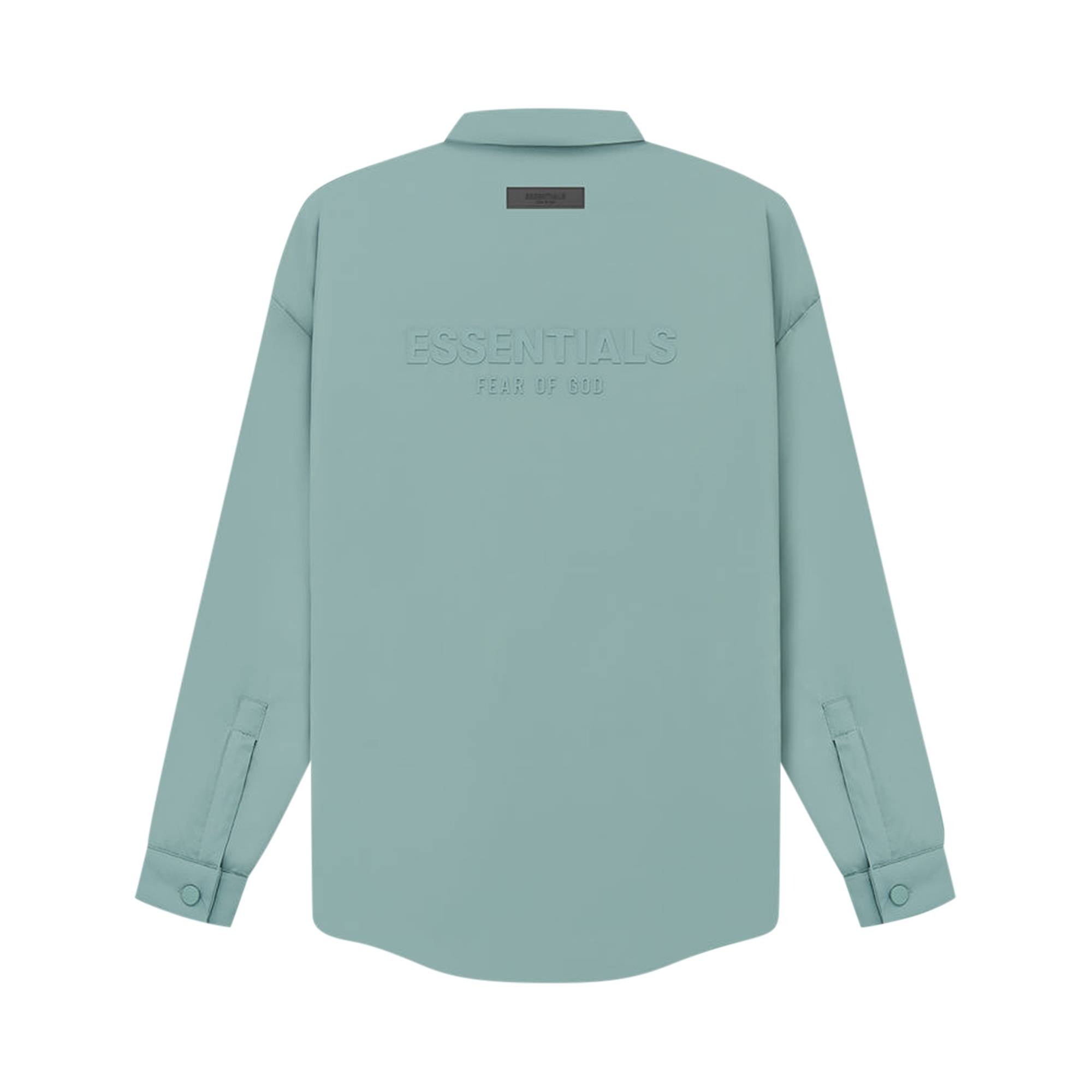 Fear of God Essentials Filled Nylon Shirt Jacket 'Sycamore' - 2