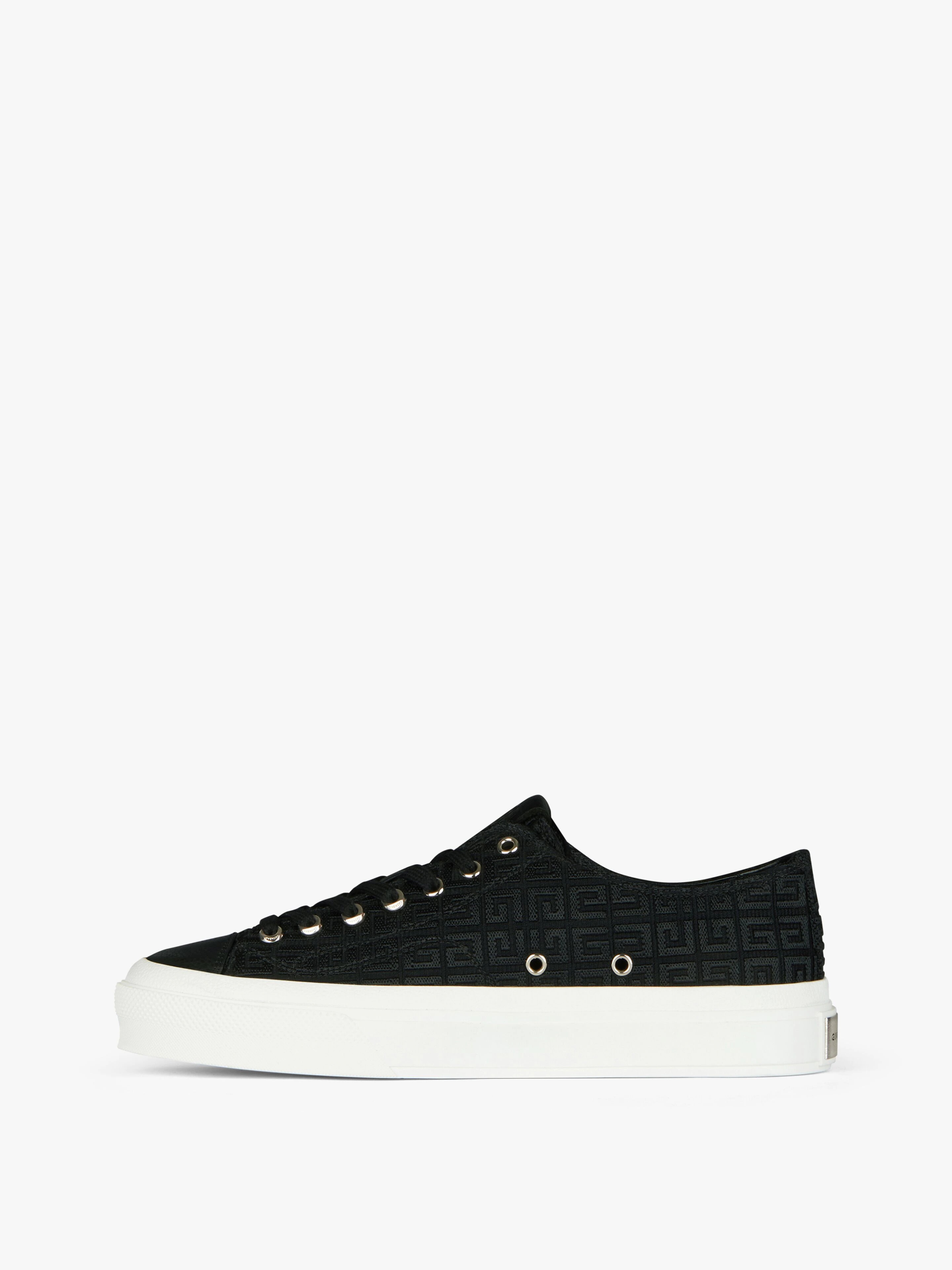 CITY SNEAKERS IN 4G EMBROIDERED CANVAS - 3