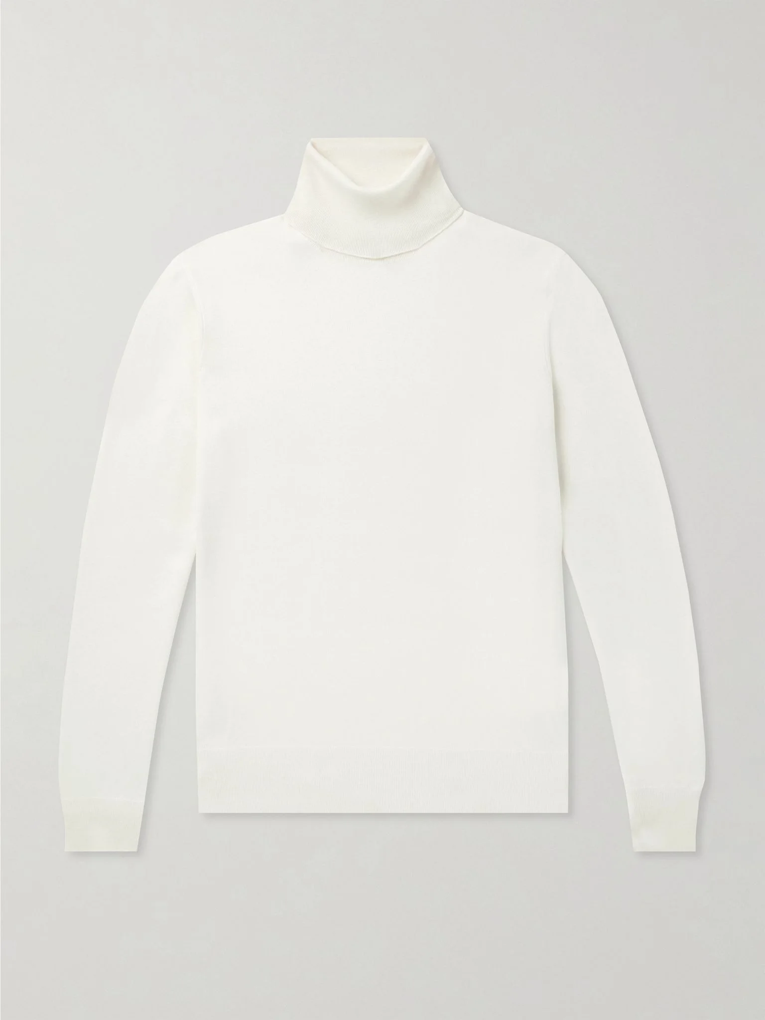Cashmere Rollneck Sweater Off-white - 1