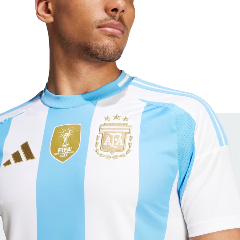 adidas Argentina 24 Home Fan Edition Soccer Jersey Asia Sizing 'White Blue Burst' IP8409 - 4