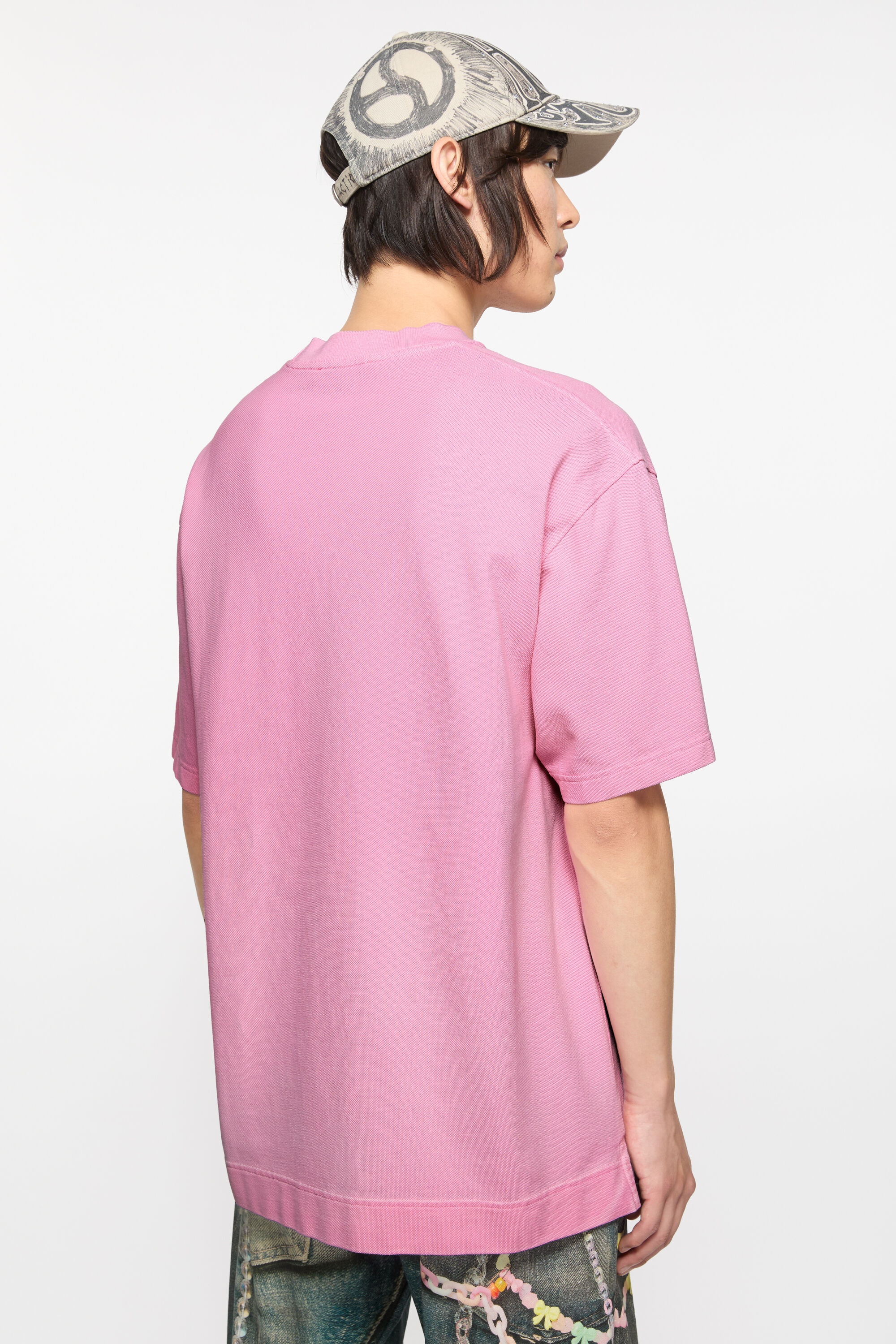 Logo t-shirt - Relaxed fit - Bubble Pink - 3