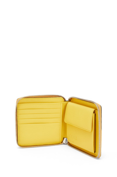 Loewe Puzzle square zip wallet in classic calfskin outlook