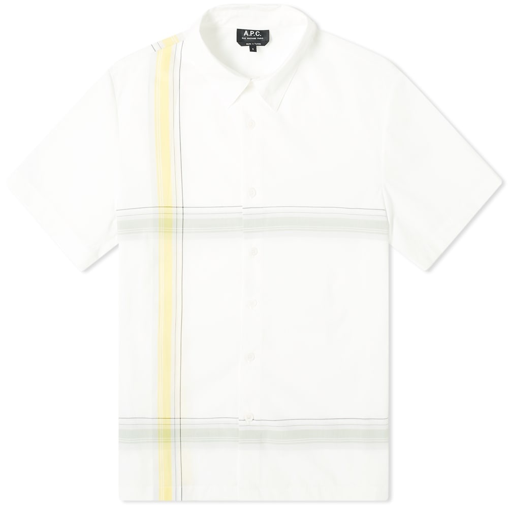 A.P.C. Short Sleeve Leandre Shirt - 1