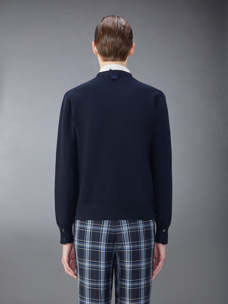 Thom Browne Cotton Milano Stitch Cardigan outlook