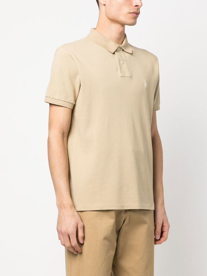 logo-embroidered polo shirt 3