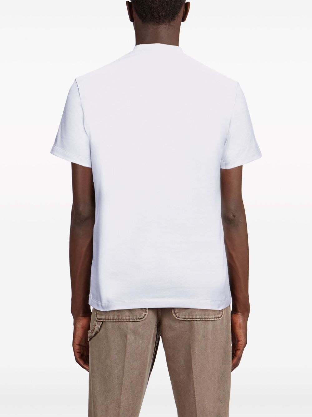 stripe-print cotton T-shirt - 4