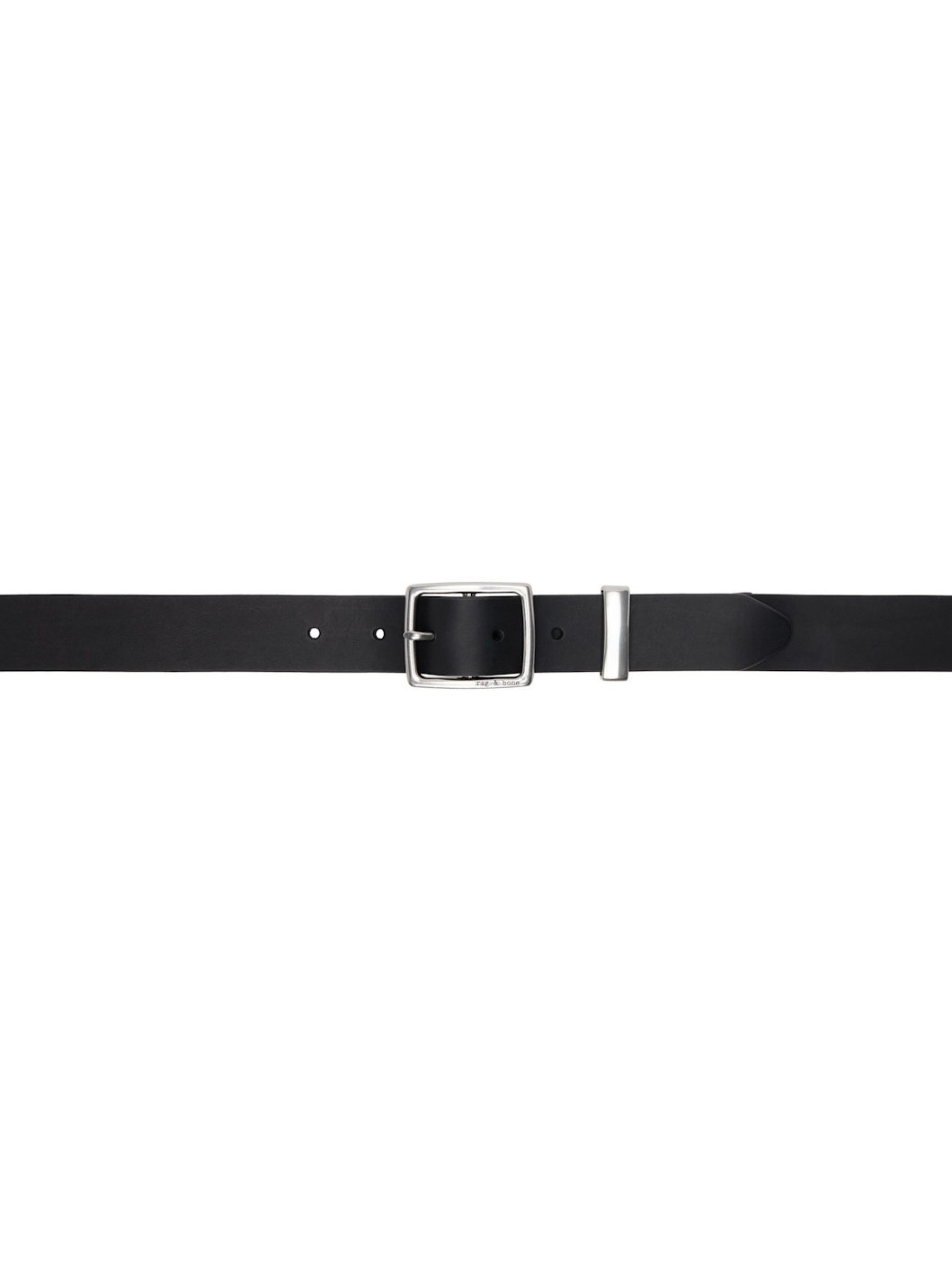 Black X Boyfriend Leather Belt - 1