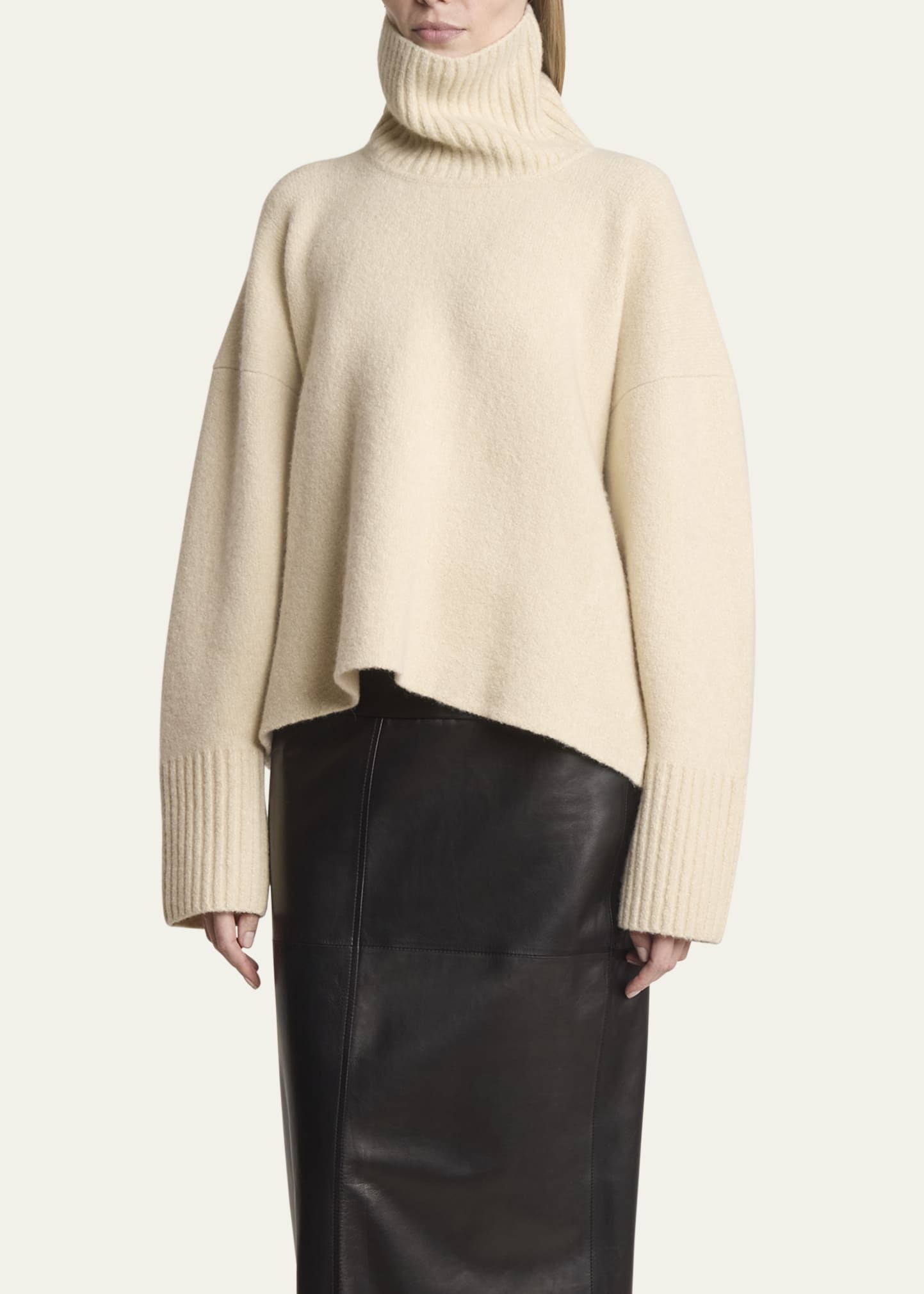 Loft Eco Cashmere Turtleneck Sweater - 4