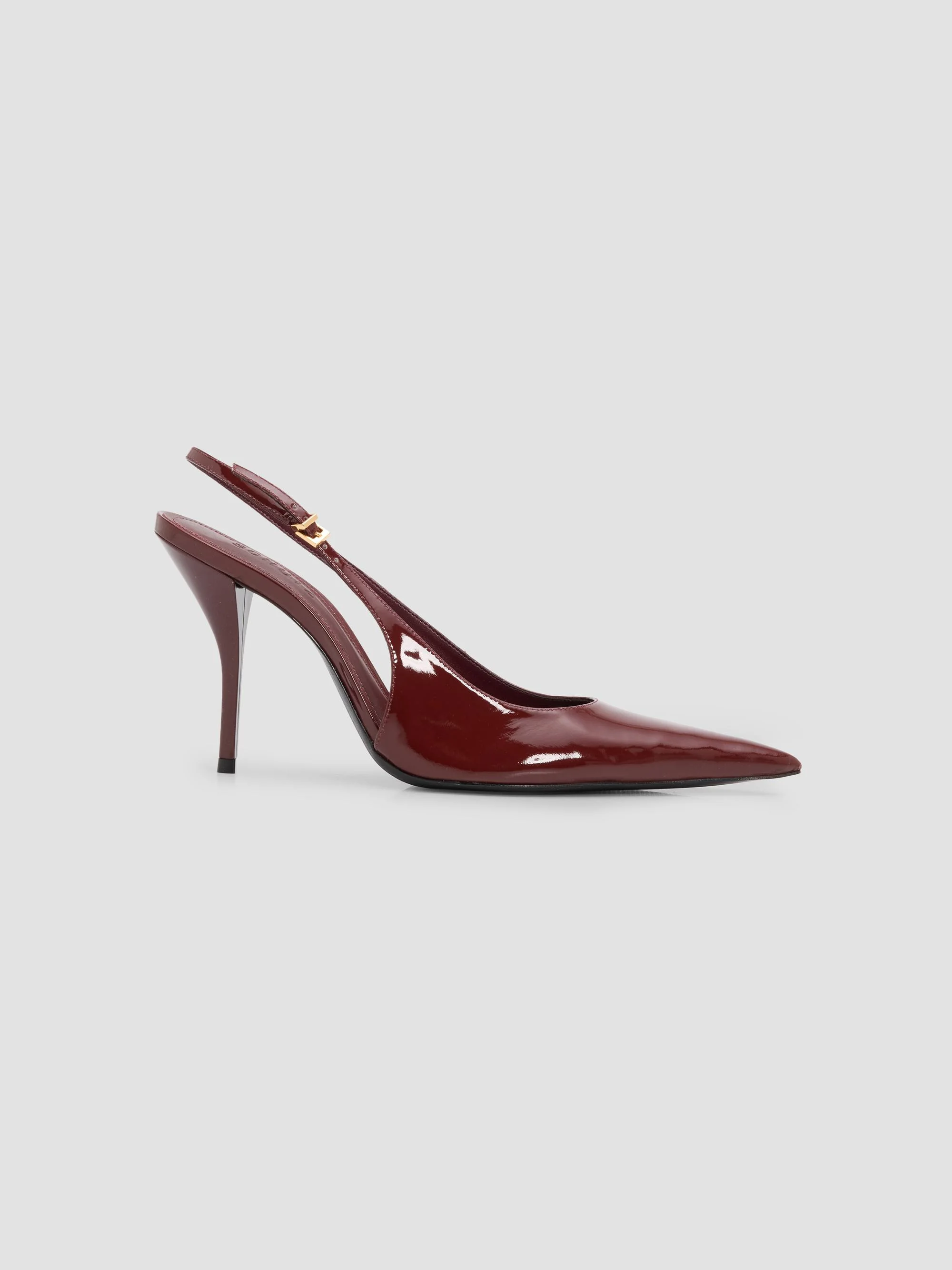 Women's Liora 100MM Patent Leather Pumps - Port Burgundy - 1