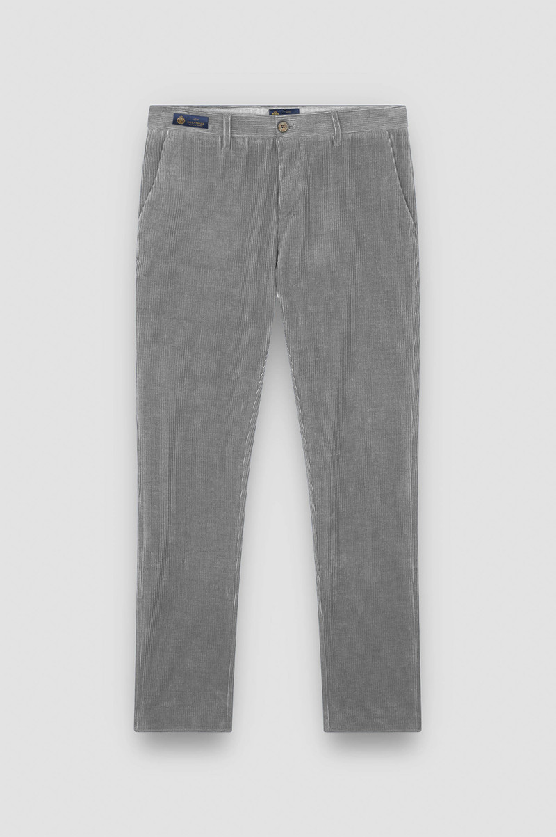 COTTON VELVET AND CASHMERE CHINO PANTS 1