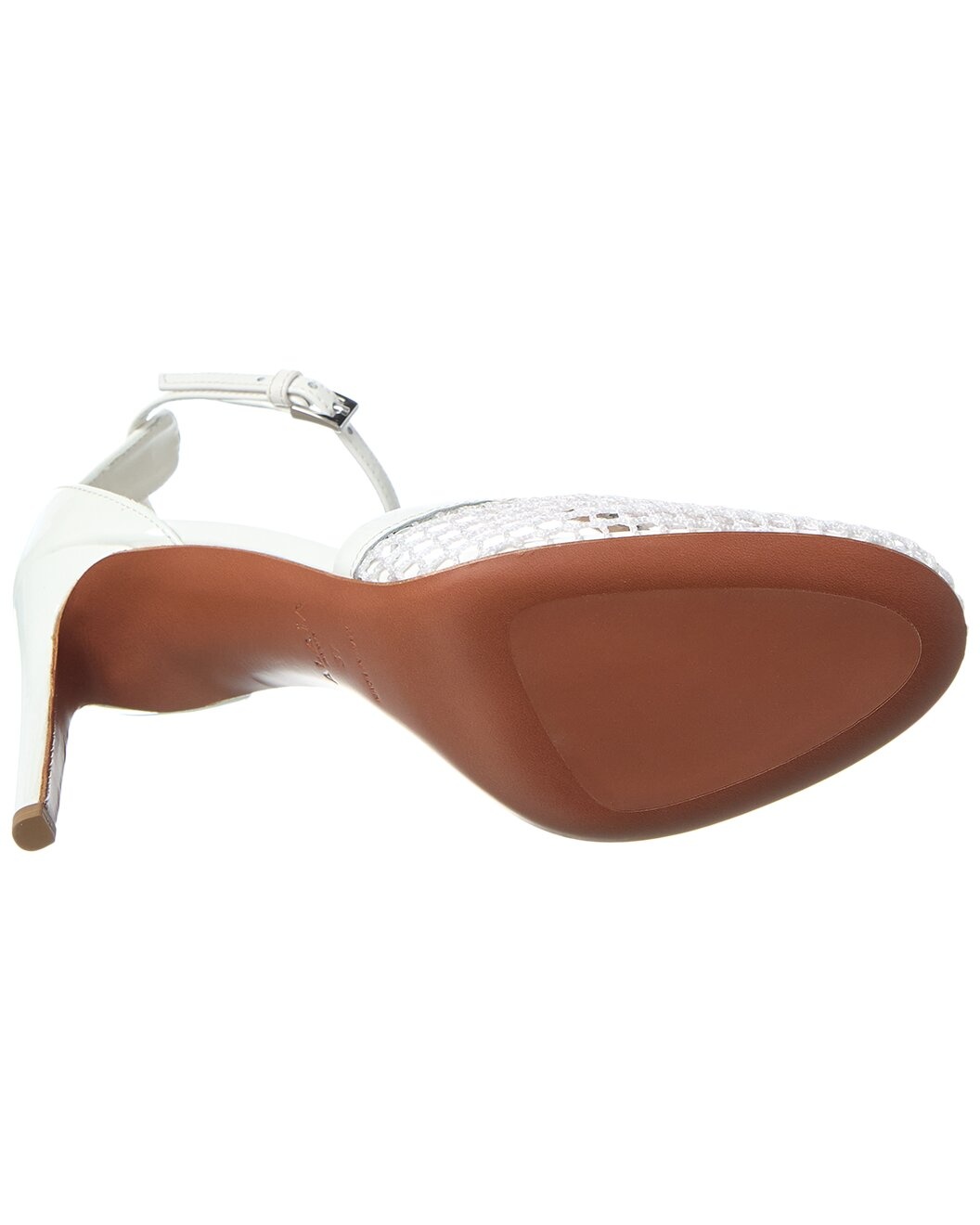 ALAIA High Fishnet Mesh & Leather Pump - 4
