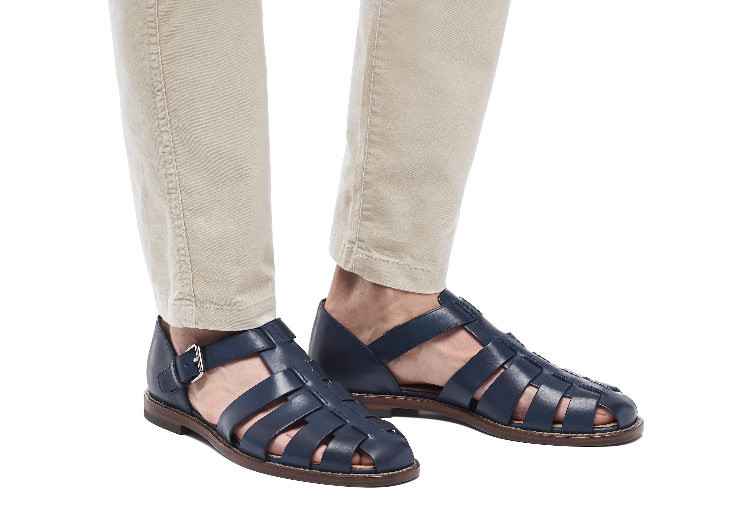 Fisherman
Nevada Leather Sandal Blue - 5