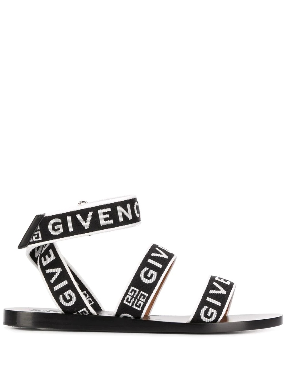 logo strappy sandals - 1