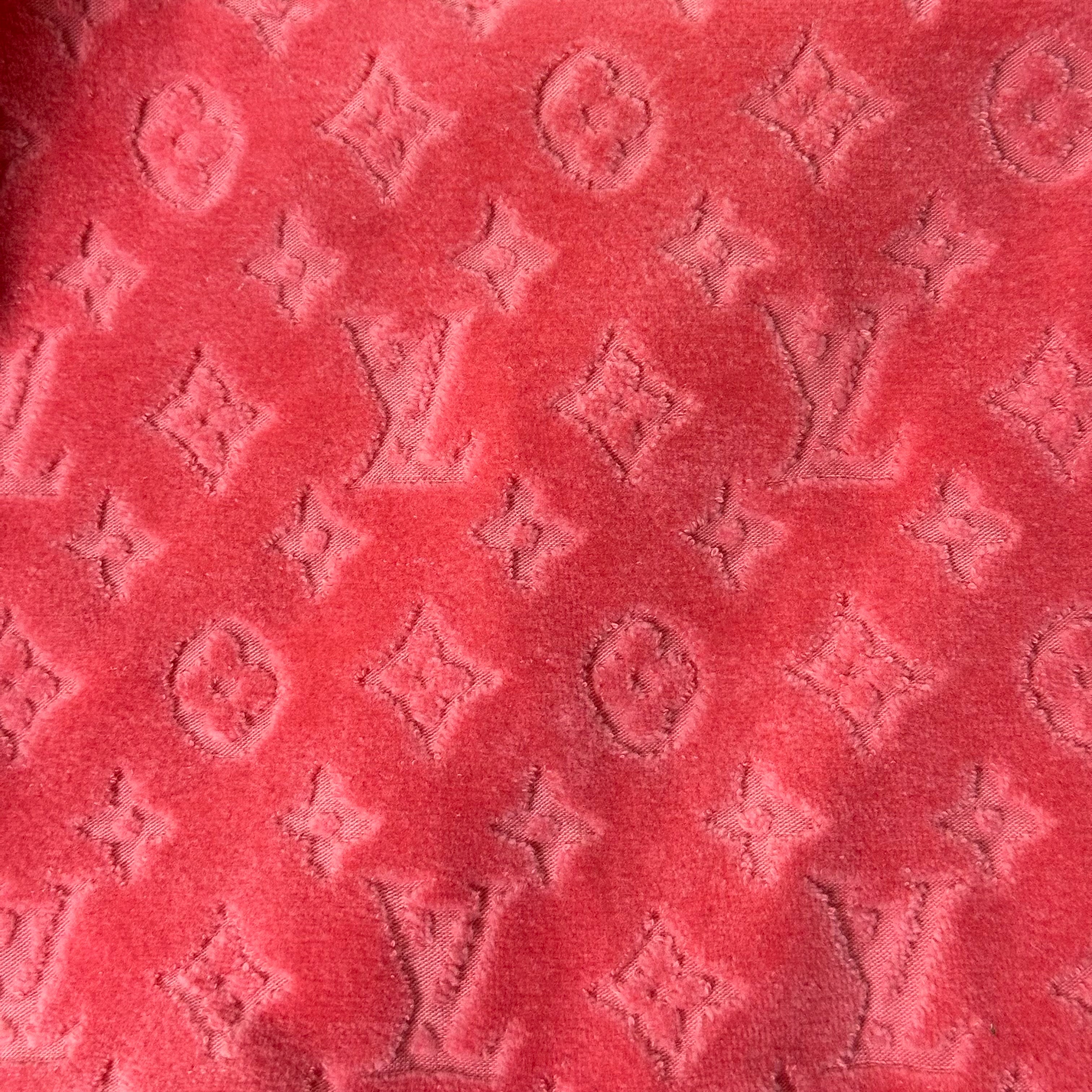 LOUIS VUITTON Terry Cloth Monogram Three-Quarter Sleeve Cardigan - 6
