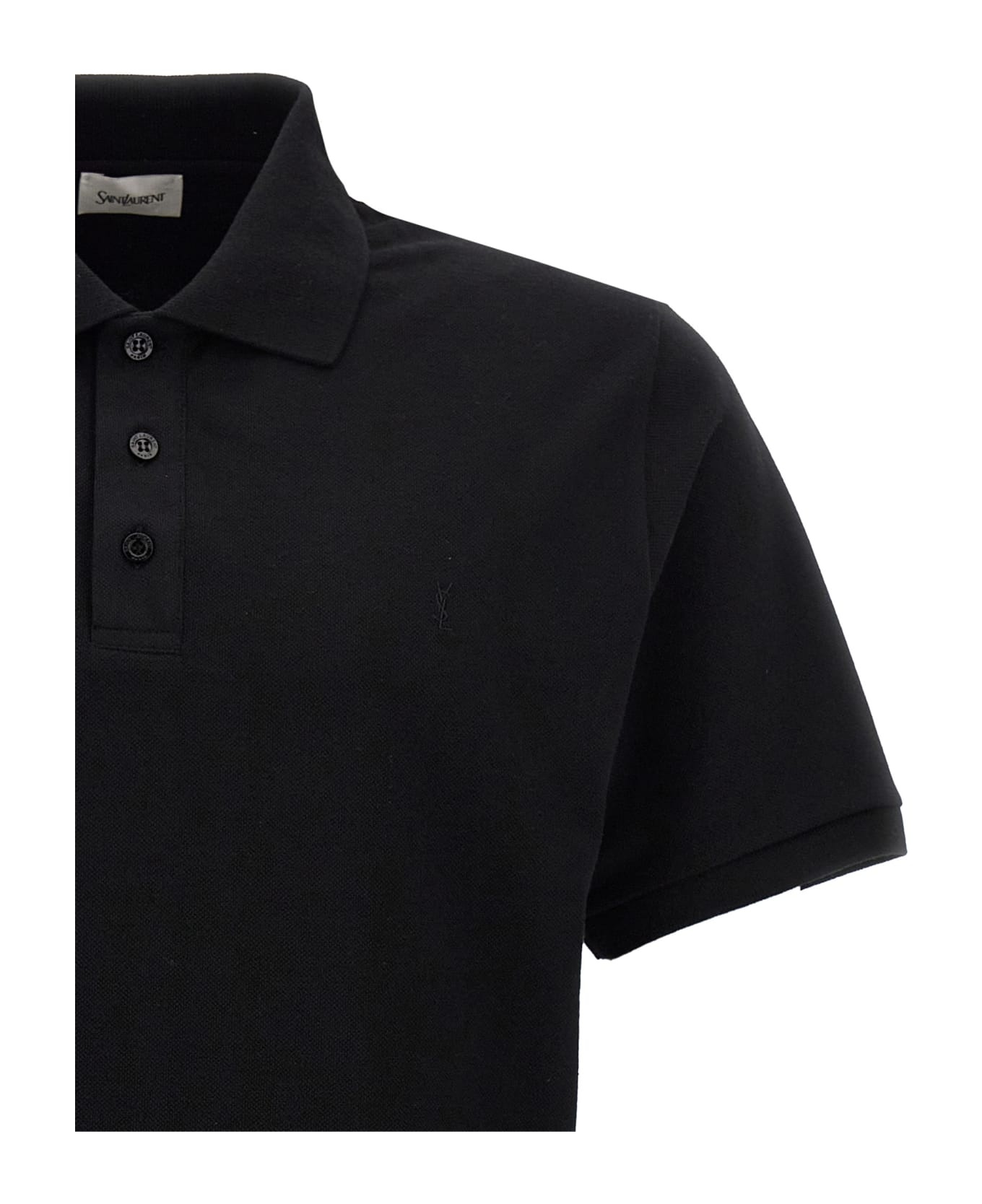 Logo Embroidery Polo Shirt - 3