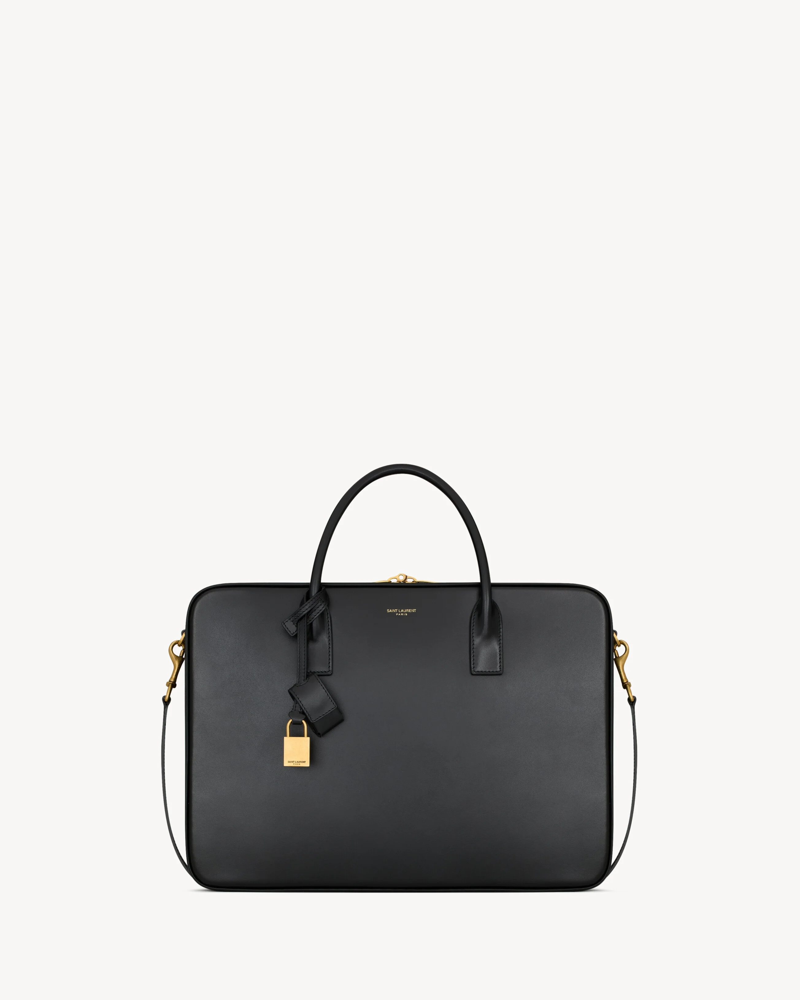 SAC DE JOUR LARGE SLIM BAULETTO BAG IN SMOOTH LEATHER - 1