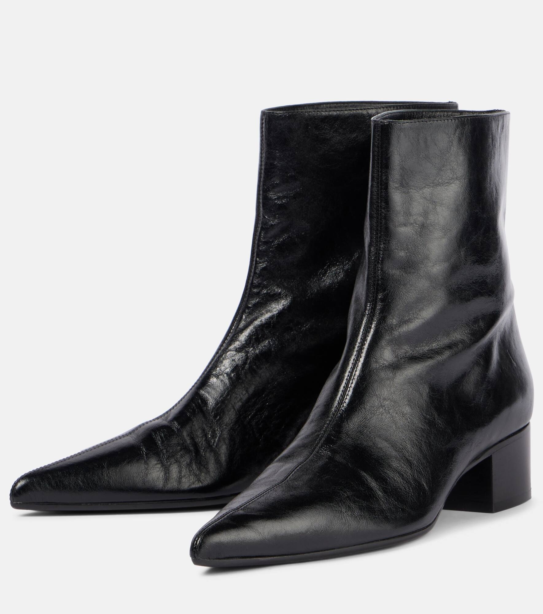 Andee leather ankle boots - 4