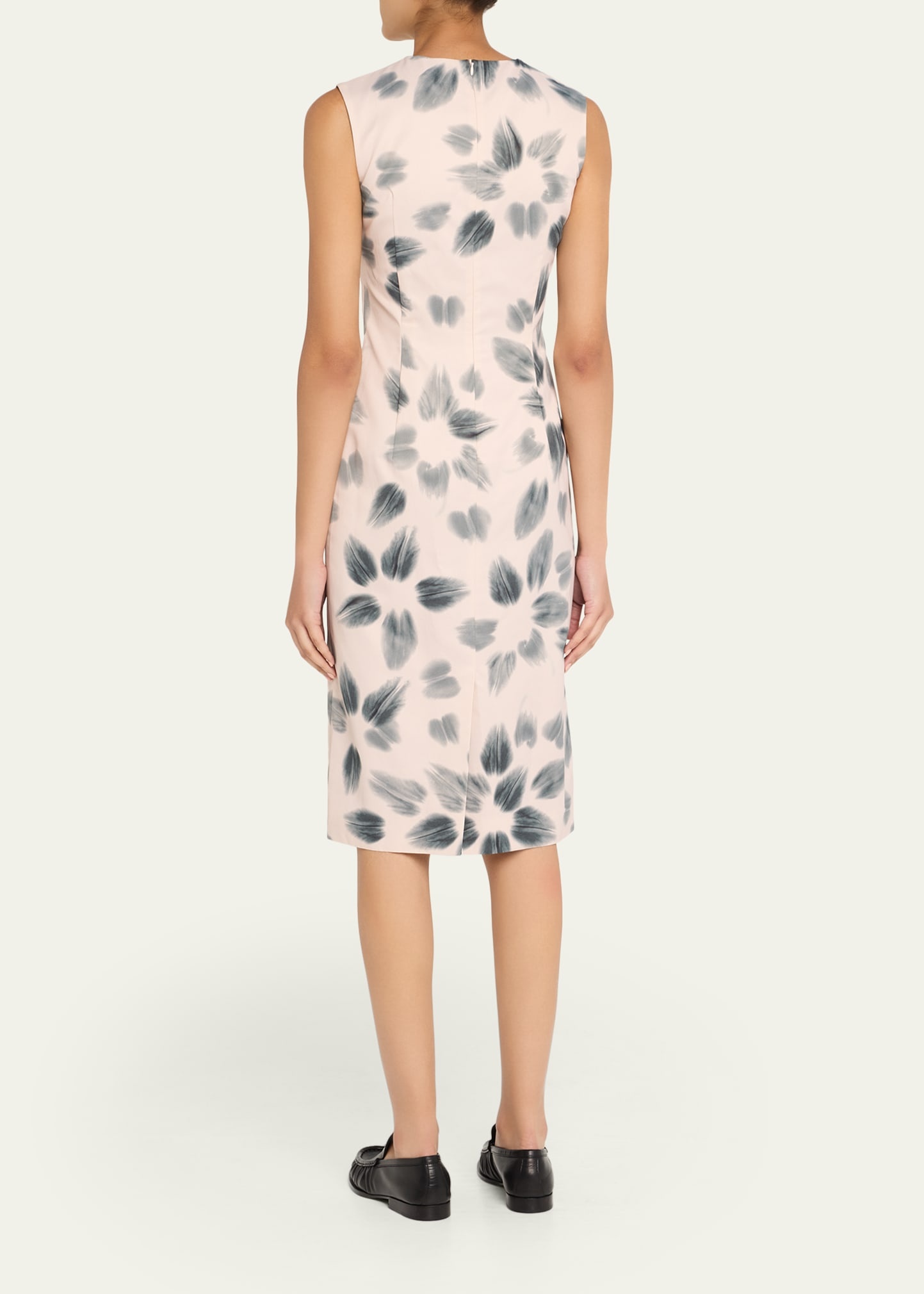 Delavina Printed Sheath Midi Dress - 3