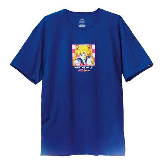 Vans x Pretty Guardian Sailor Moon Graphic T-Shirt 'Blue' VN0000A67WM - 1