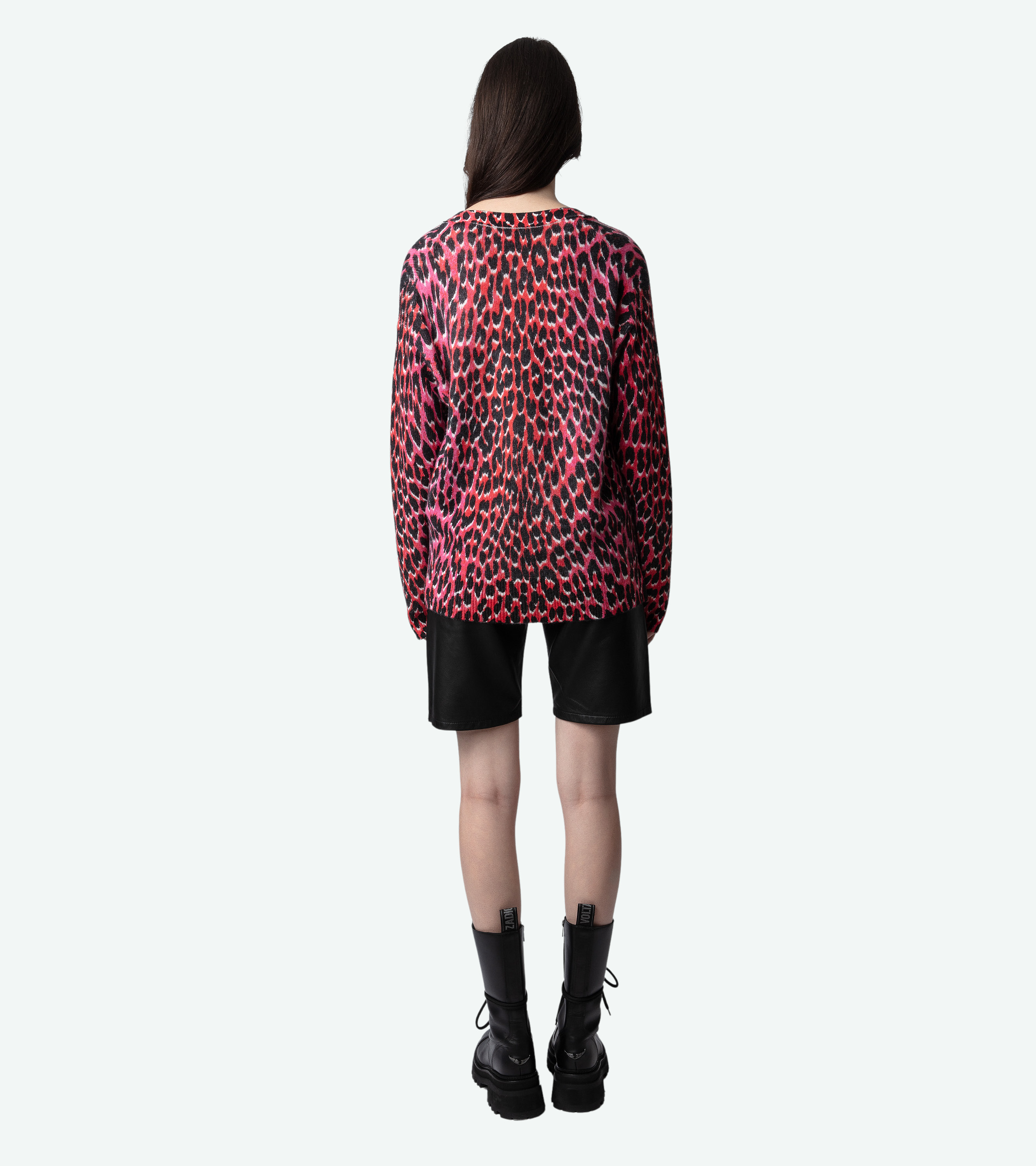 Mirka Leopard Cashmere Cardigan - 3