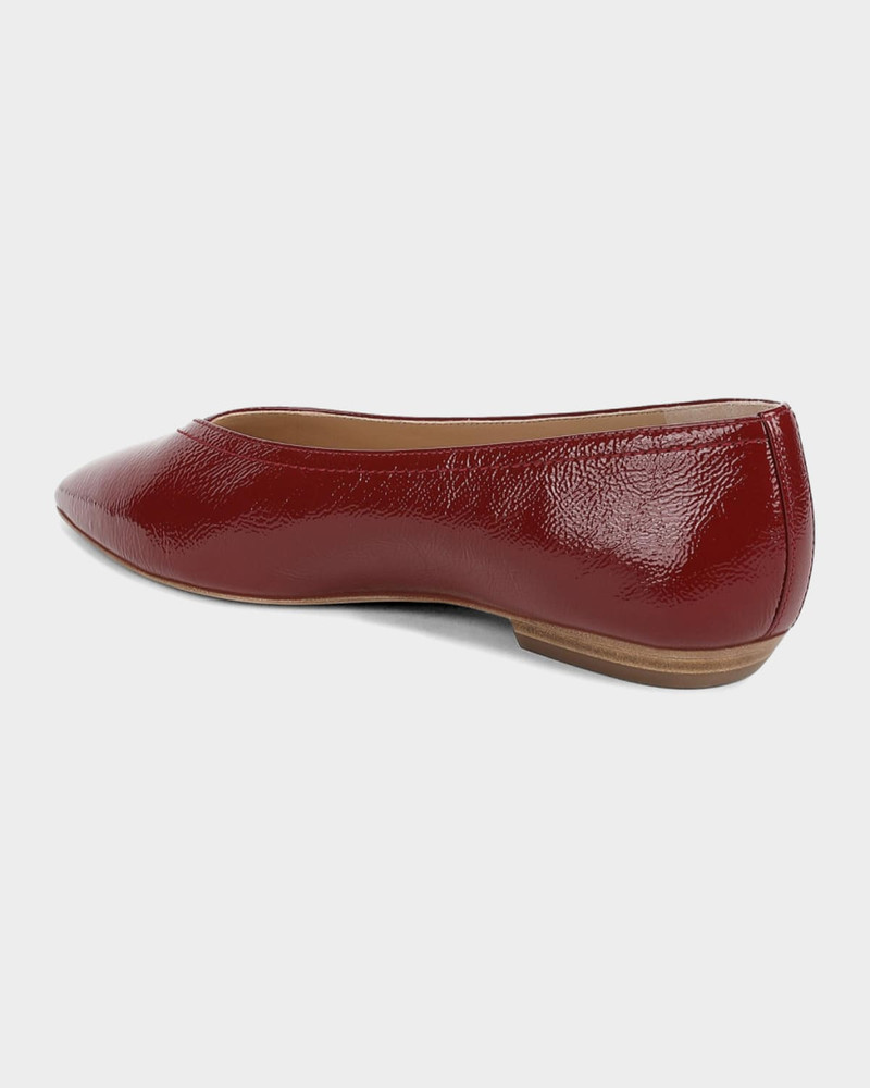 VERONICA BEARD Bancroft Patent Leather Ballerina Flats outlook
