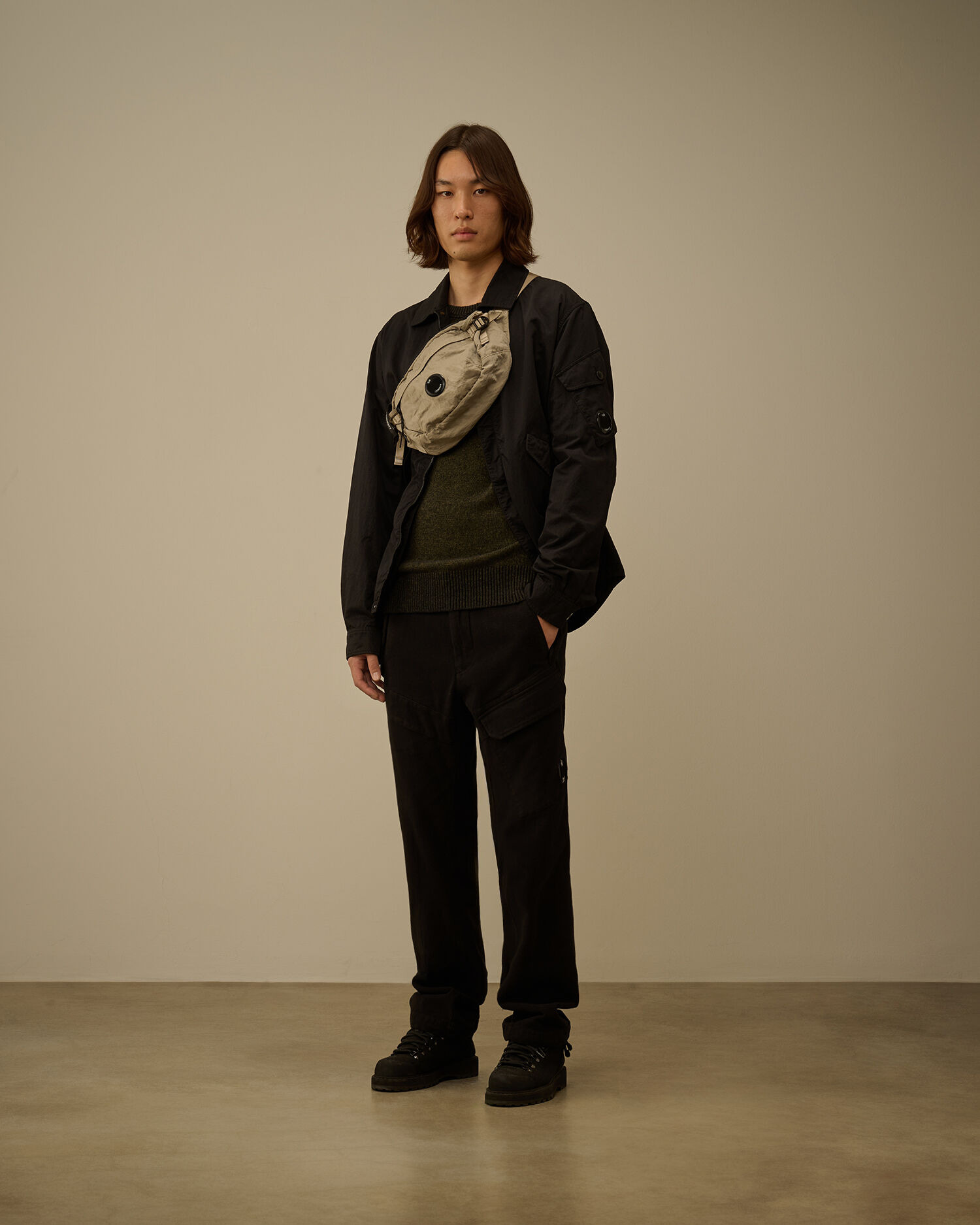 Fleece Knit Crewneck Sweater - 2