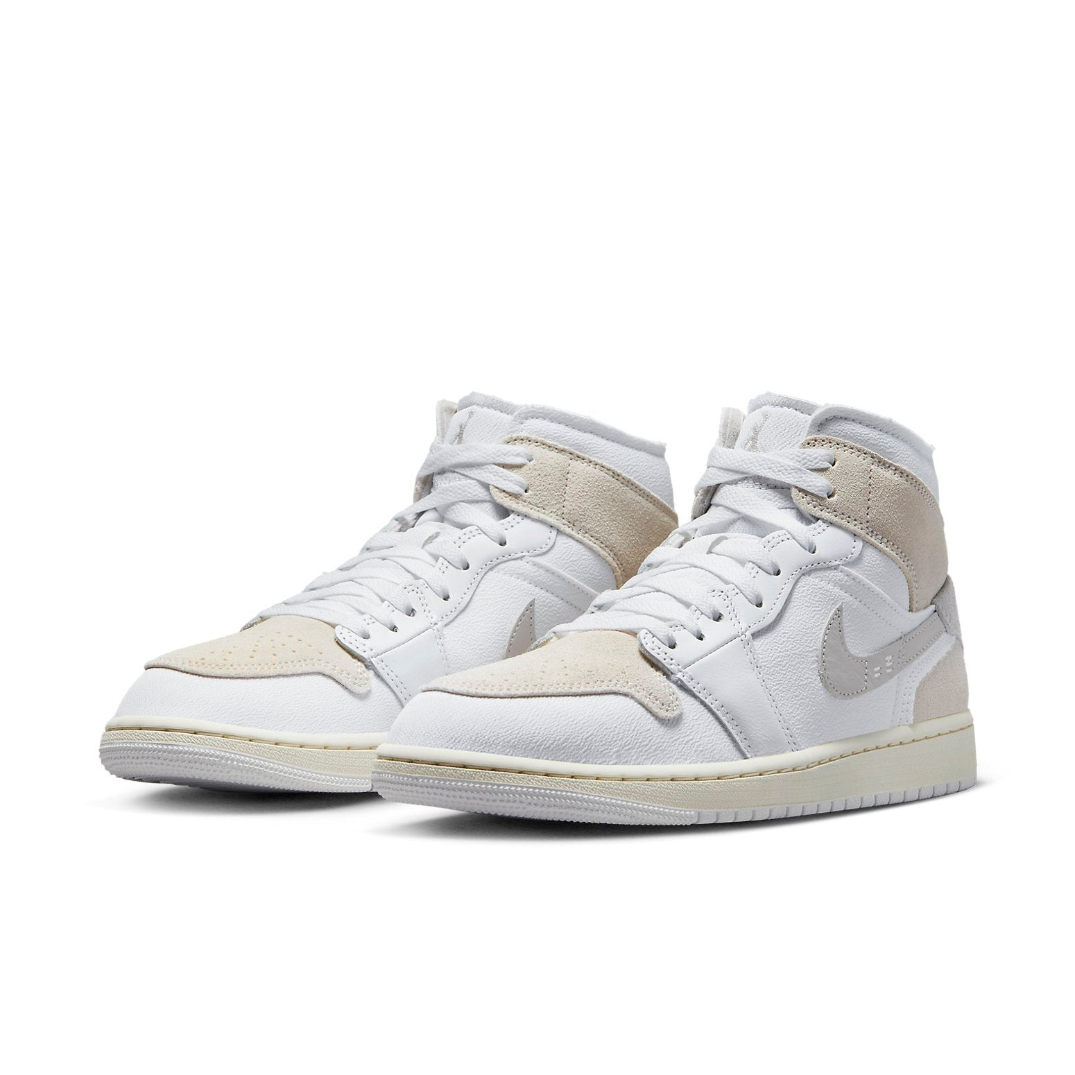 Air Jordan 1 Mid SE Craft 'Inside Out White Grey' DM9652-120 - 3