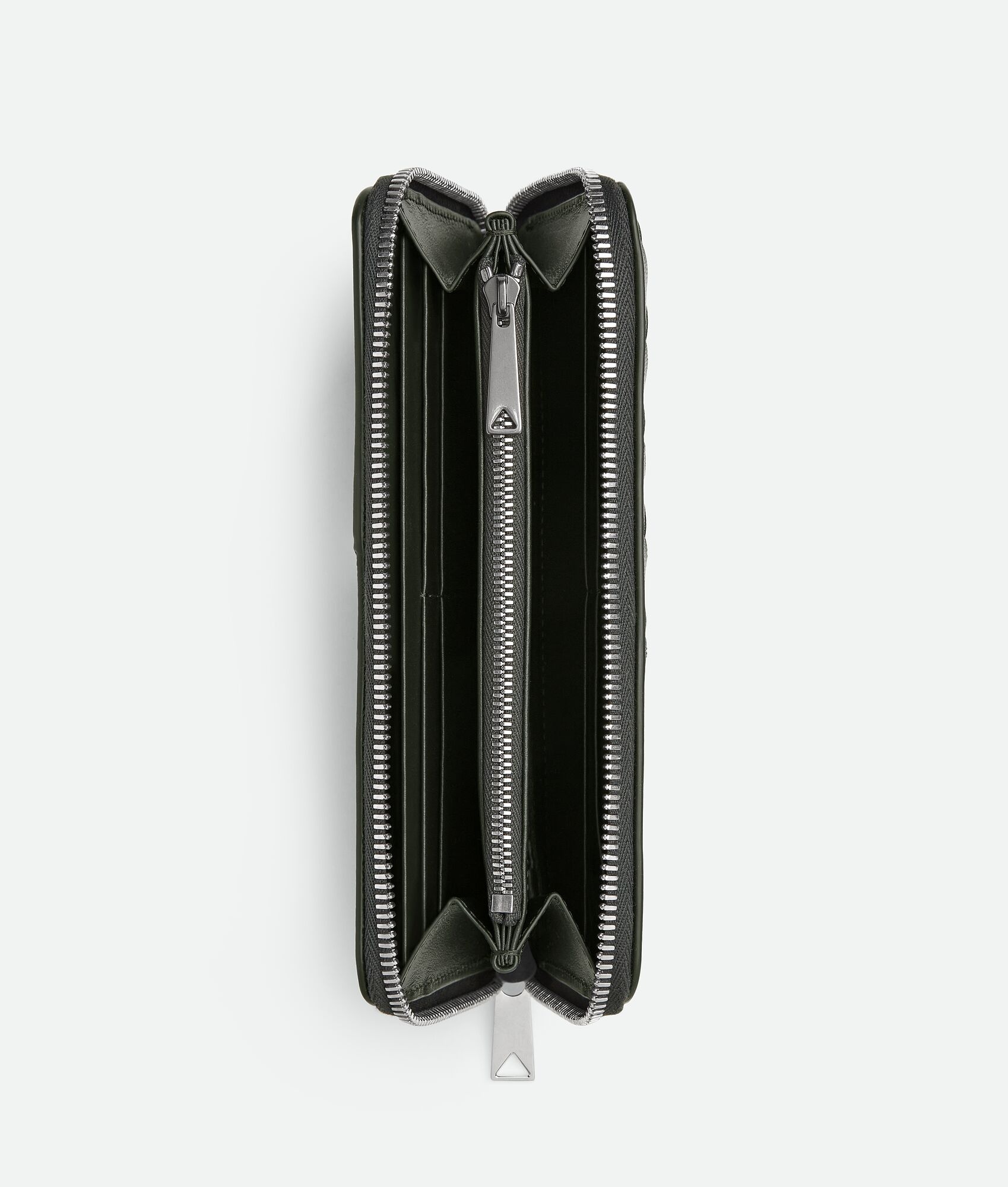 Intrecciato Diagonal Zip Around Wallet - 2