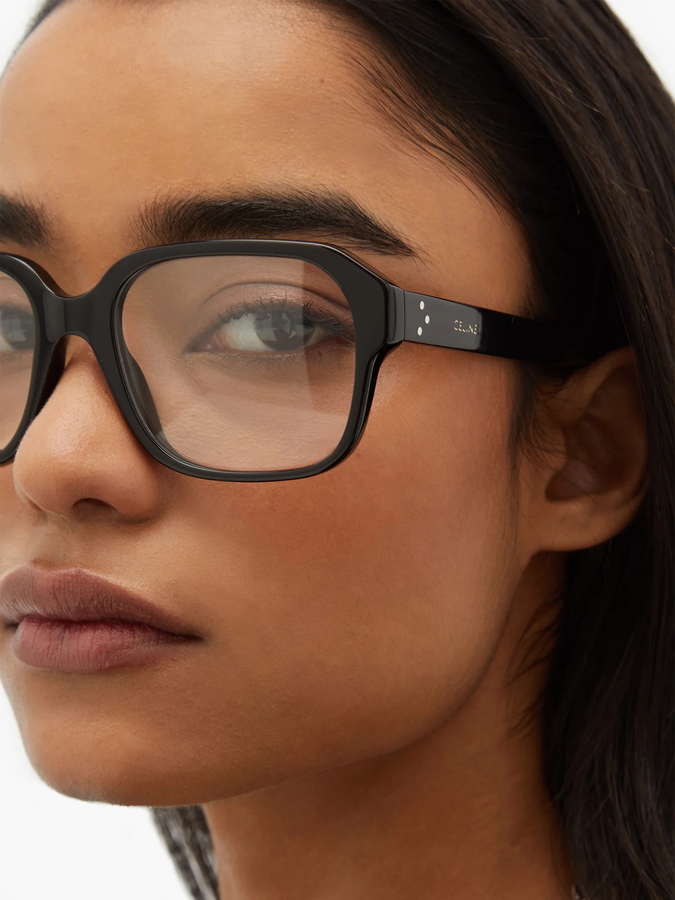 Oversized square acetate glasses - 3