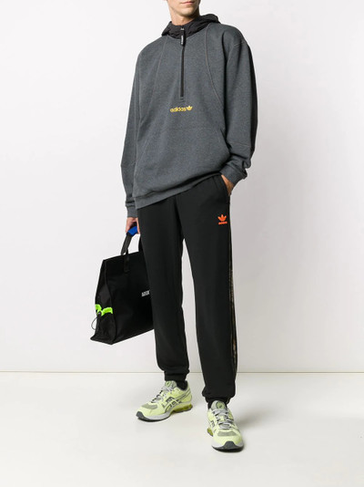 adidas pullover zipped hoodie outlook