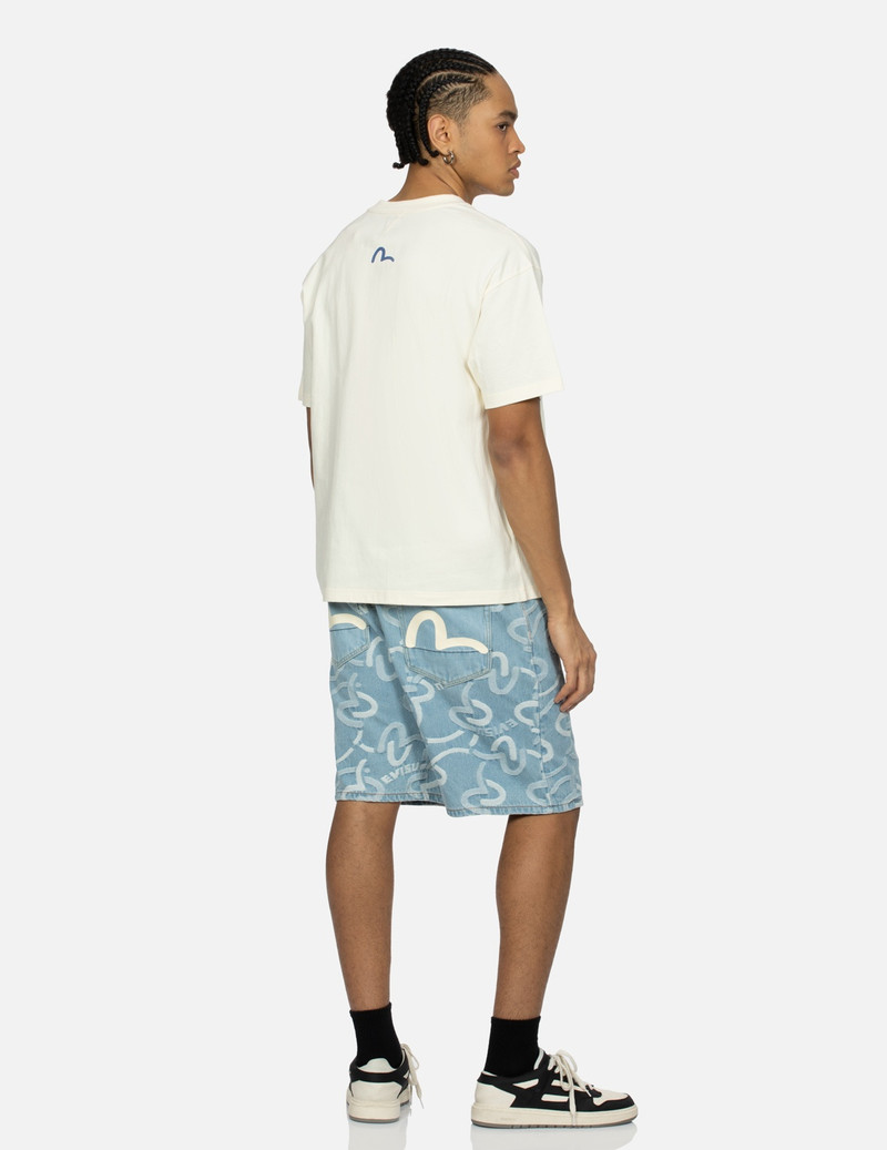 DARUMA AND DICE PRINT RELAX FIT T-SHIRT 4