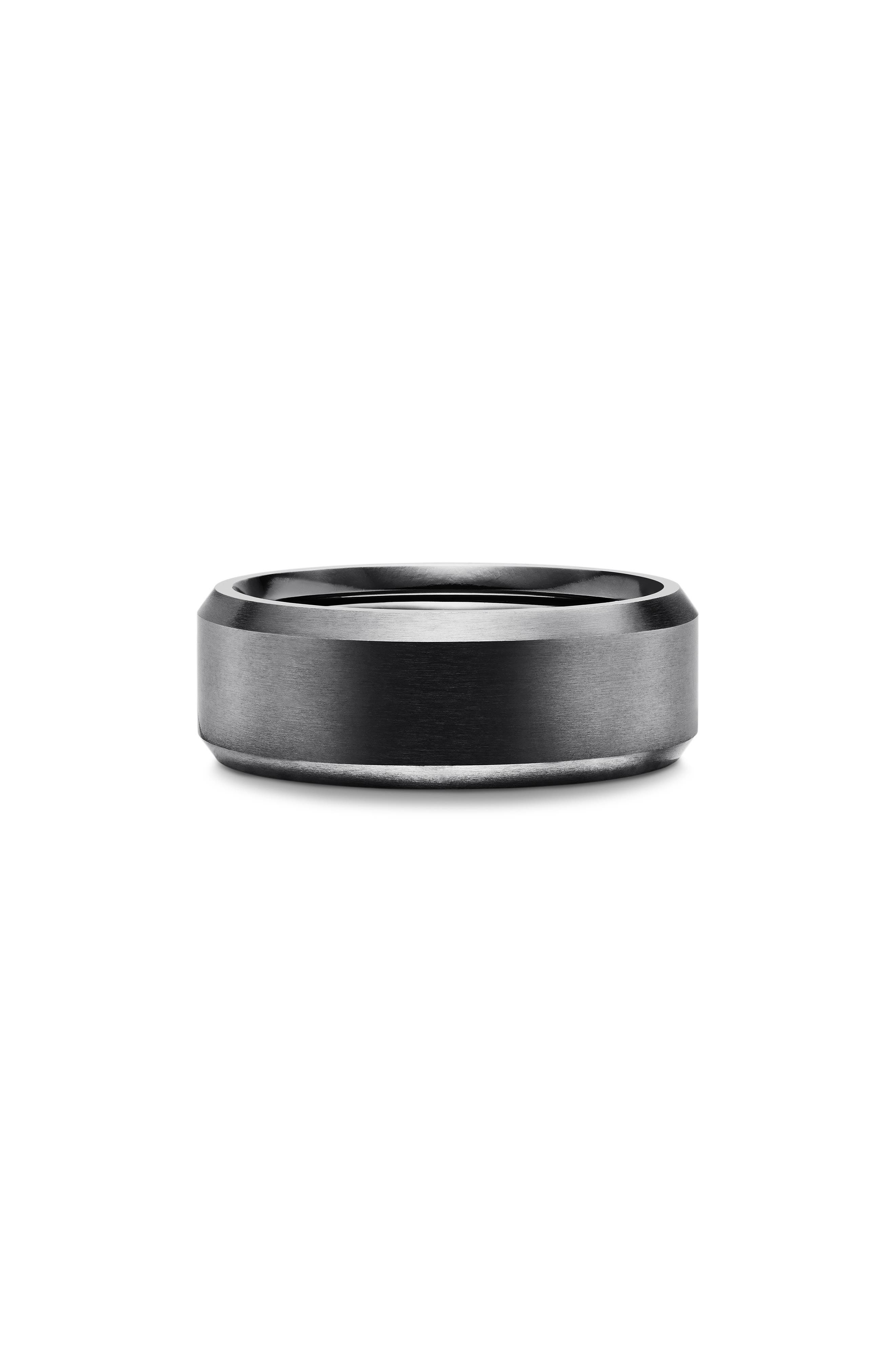 David Yurman Beveled Titanium Band in Black Titanium at Nordstrom - 6