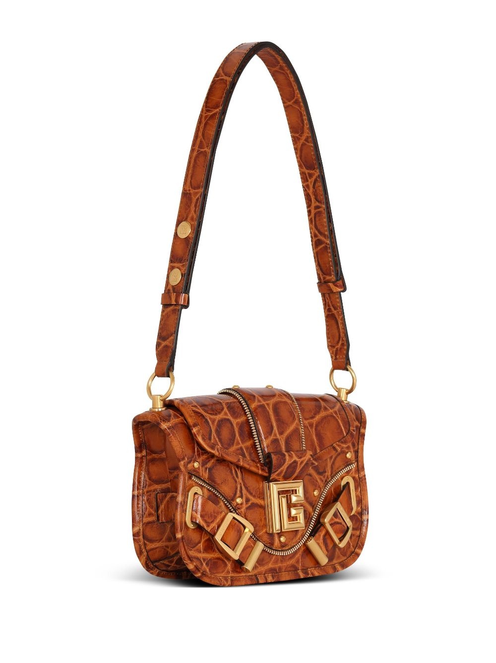 Blaze crocodile-embossed shoulder bag - 7