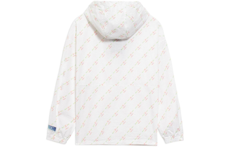 Li-Ning Li-Ning Way Of Wade All-Over Print Windbreaker 'White' AFDS383-2 outlook