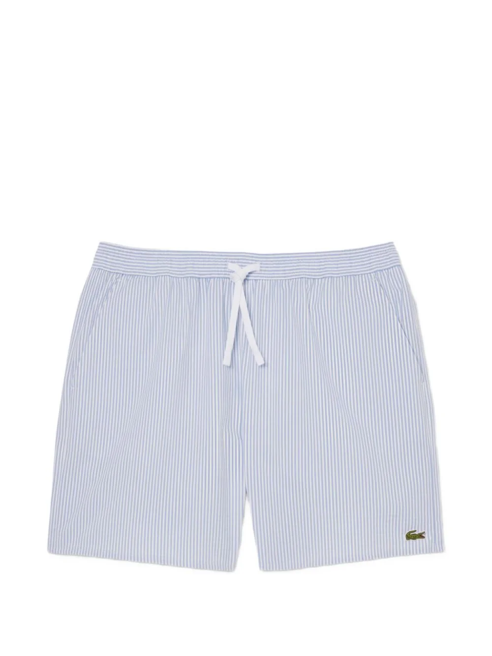 striped drawstring swim shorts - 1