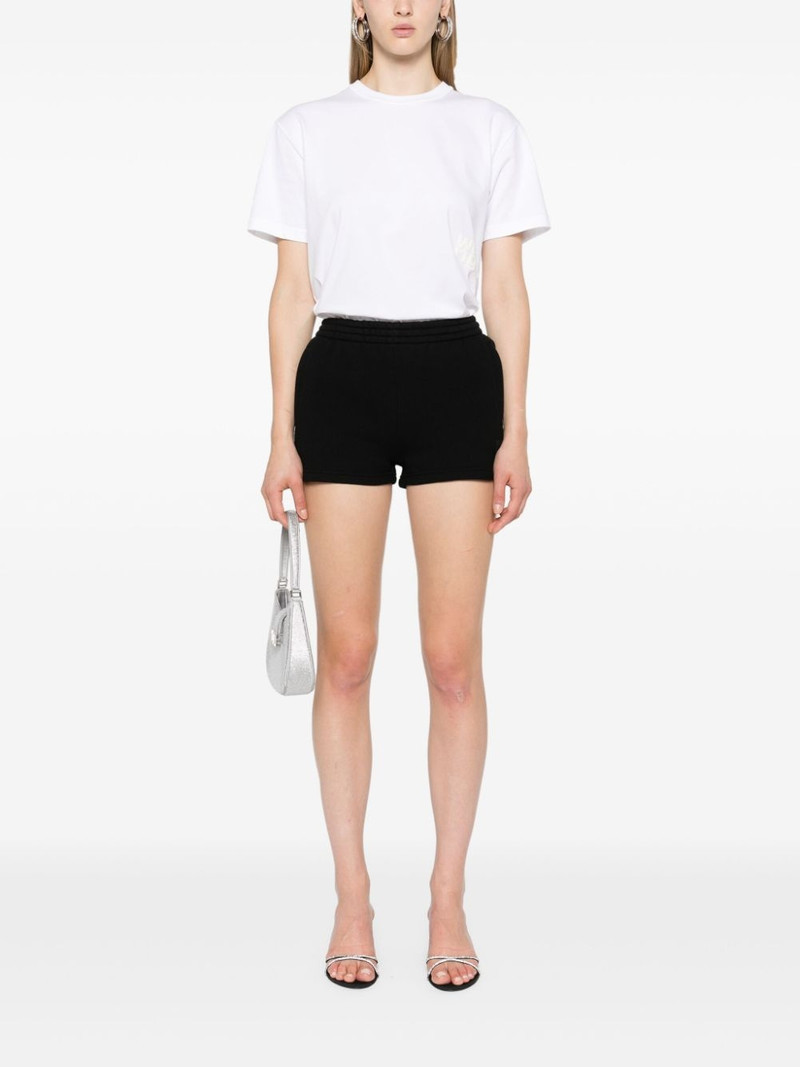 Alexander Wang logo-print cotton shorts outlook