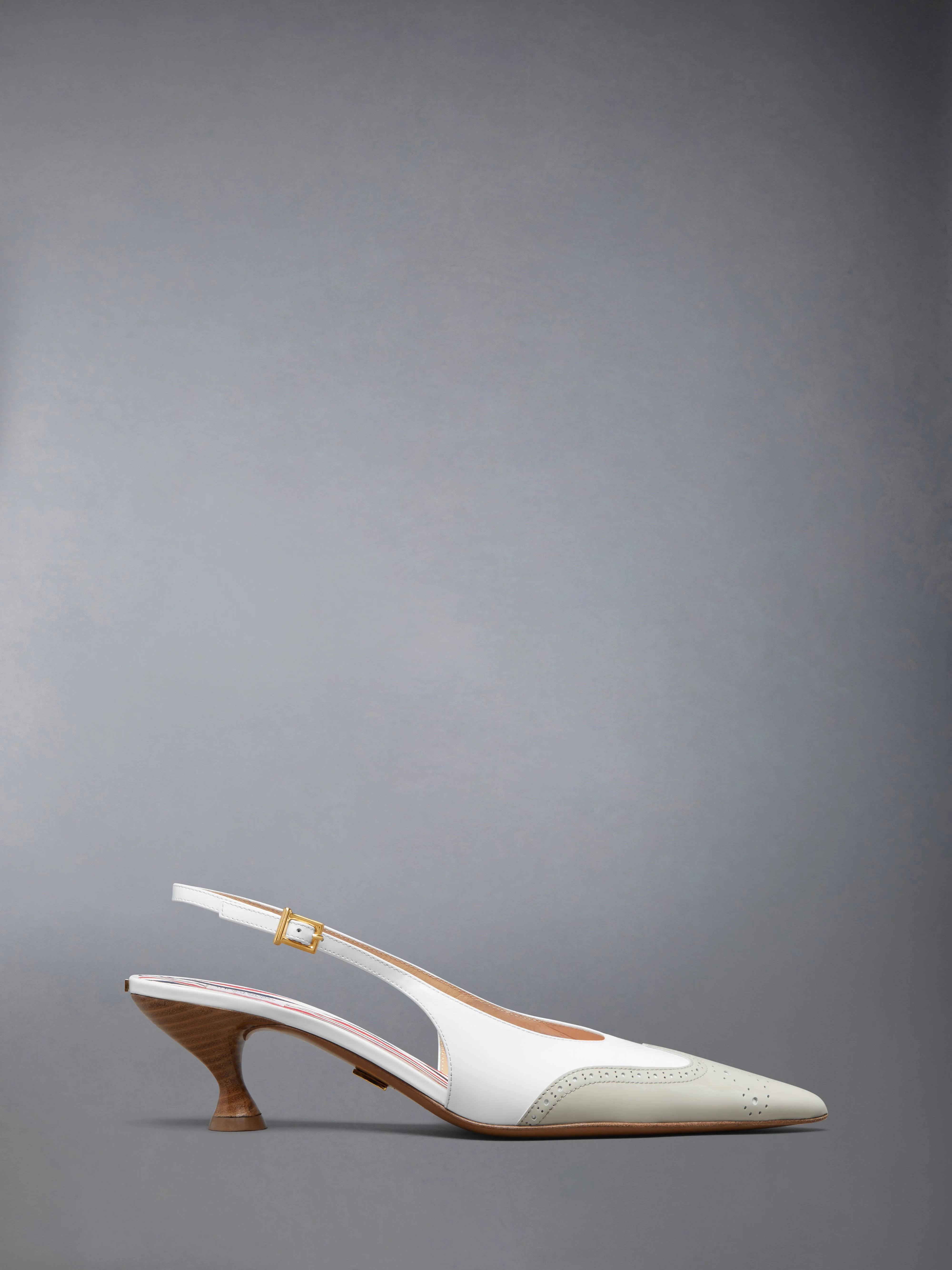 SOFT PATENT WINGTIP SLINGBACK 50MM - 1