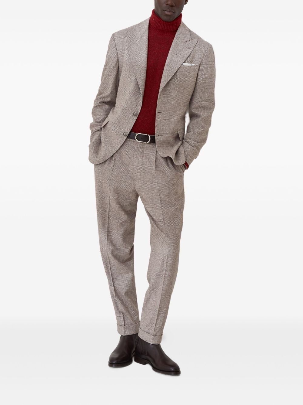 prince wales-pattern blazer - 2