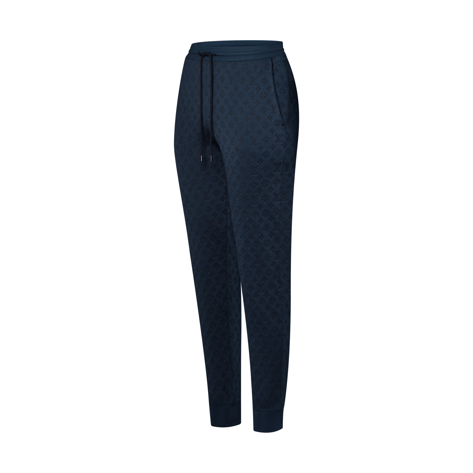 Monogram Jacquard Knit Jogging Pants - 2