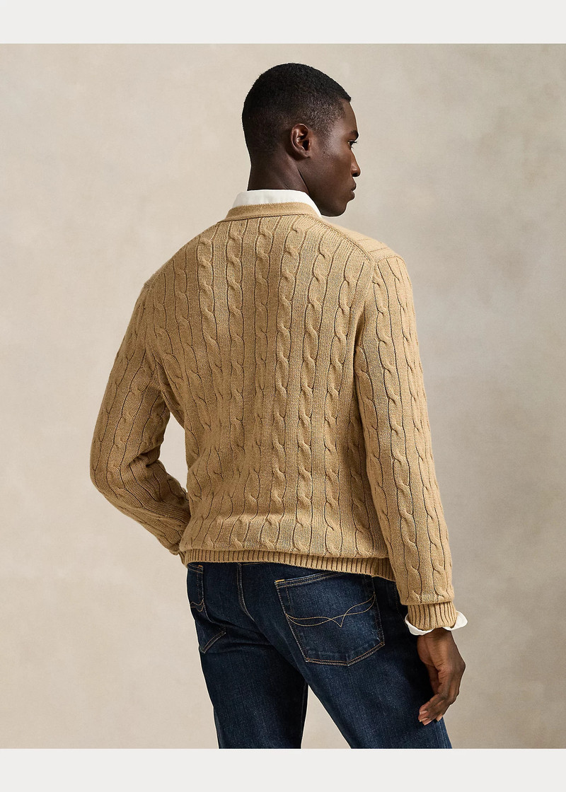 Cable-Knit Cotton Cardigan 4