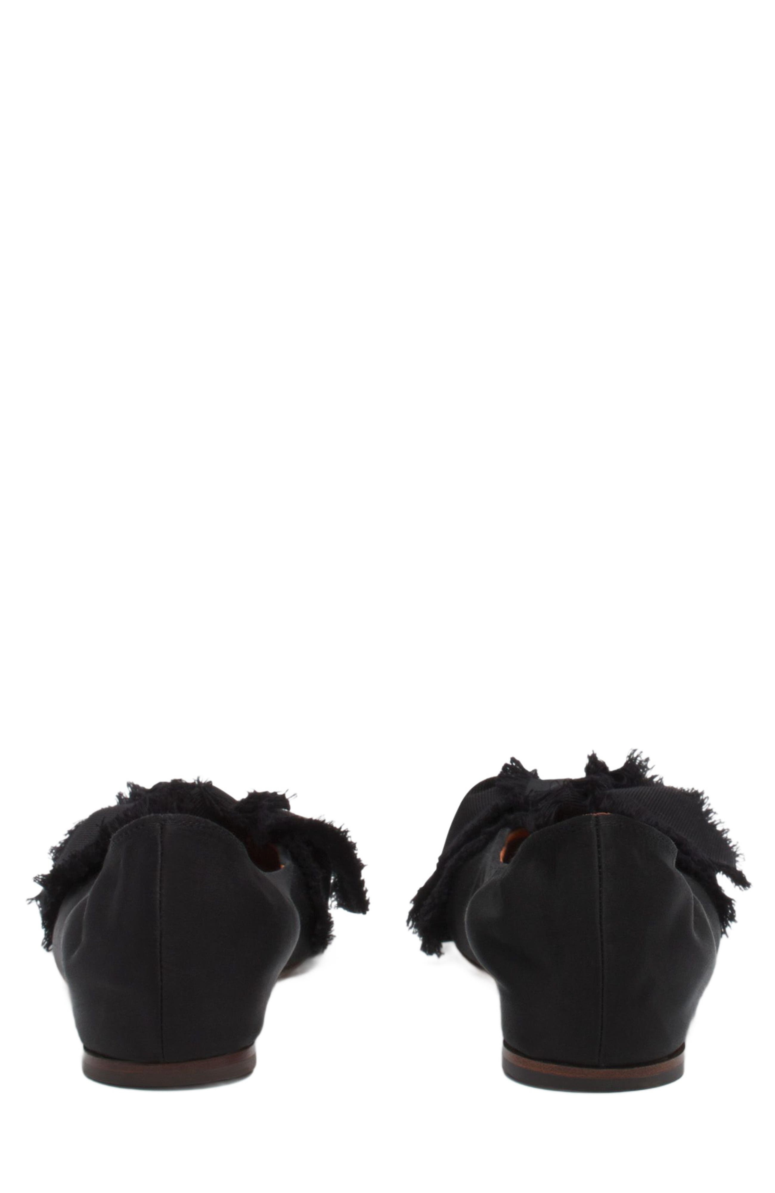 Lanvin Ballerina Flat With A Satin Bow in Black at Nordstrom - 4