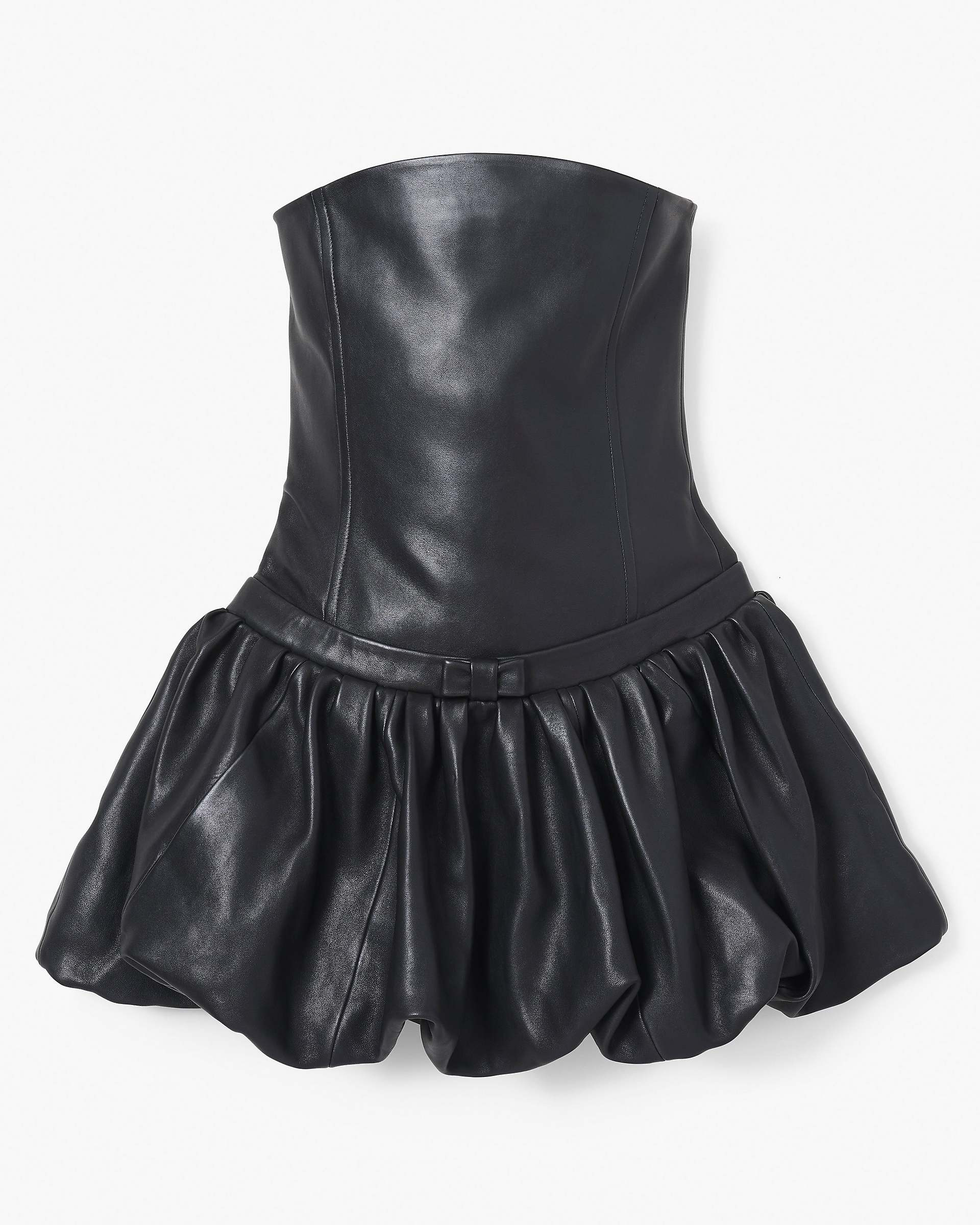 THE LEATHER BUBBLE DRESS - 2