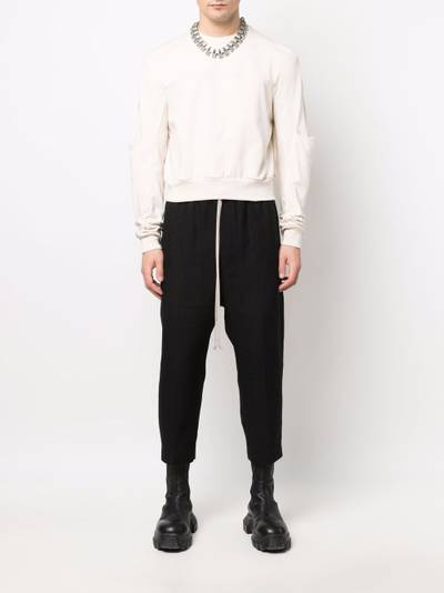 Rick Owens Gethsemane panelled sweatshirt outlook