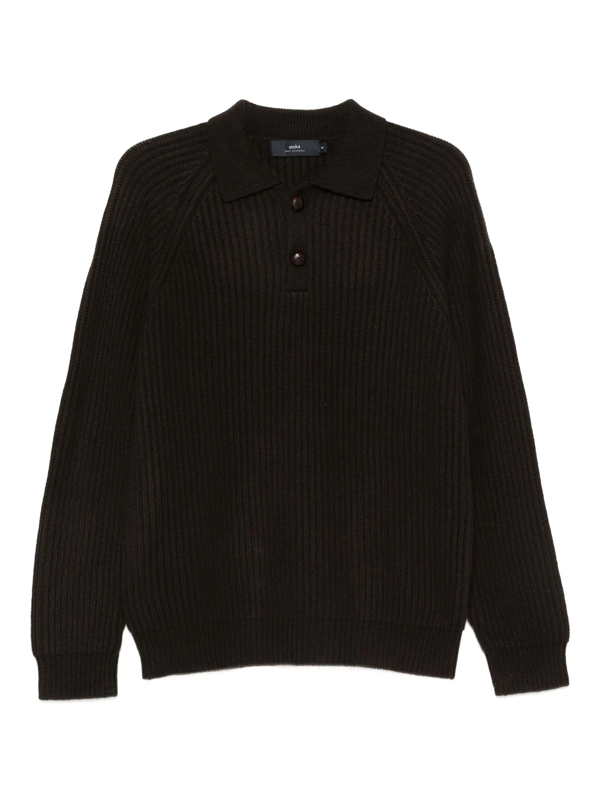 Mr. Darius ribbed-knit polo shirt - 1