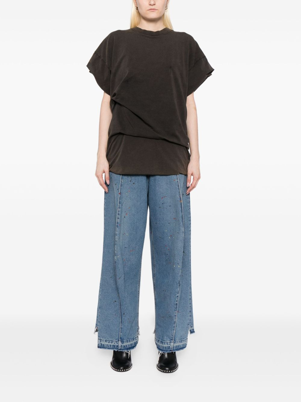 paint-splash jeans - 2