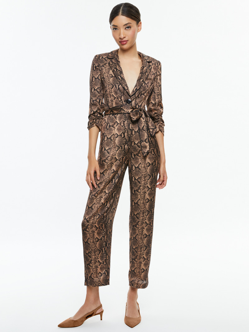 LOUETTA PLEATED TUXEDO JUMPSUIT 2