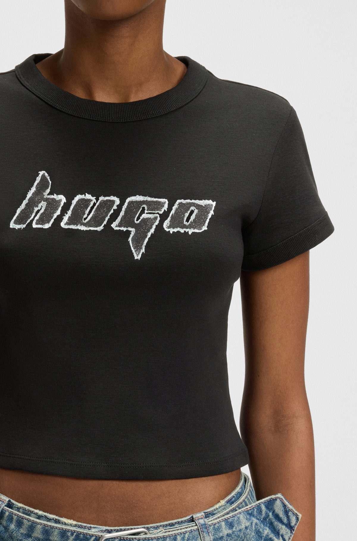COTTON RINGER T-SHIRT WITH GRAPHIC ARTWORK - 5