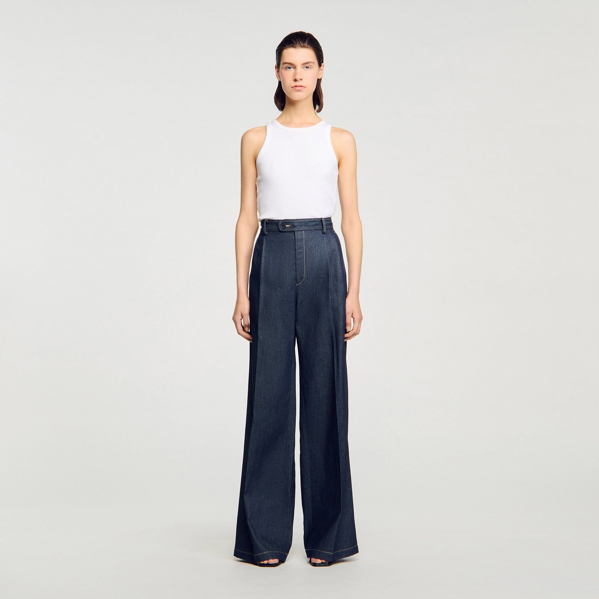 DENIM SUIT TROUSERS - 2